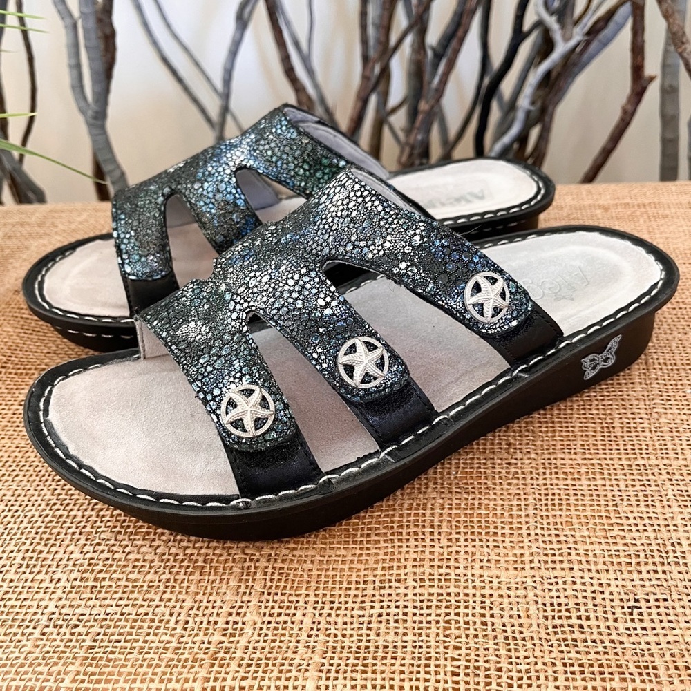 Alegria Dinah Deep Sea Starfish Sandals Size 9.5 - 10